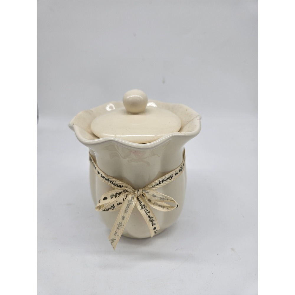 Ceramic Candle Holder Sweet Things In Life, Heart Felt Wishes